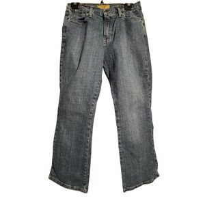 Ikeda Jeans Size 33 (fits smaller)– Medium Wash Straight Leg – Made in Canada